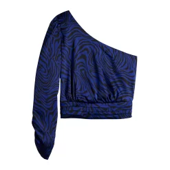 Juniors' SO® One-Shoulder Cropped Top -Cheap SO Store 5696250 ALT5