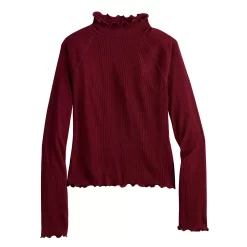 Juniors' SO® Cozy Mockneck Top -Cheap SO Store 5703731 ALT5