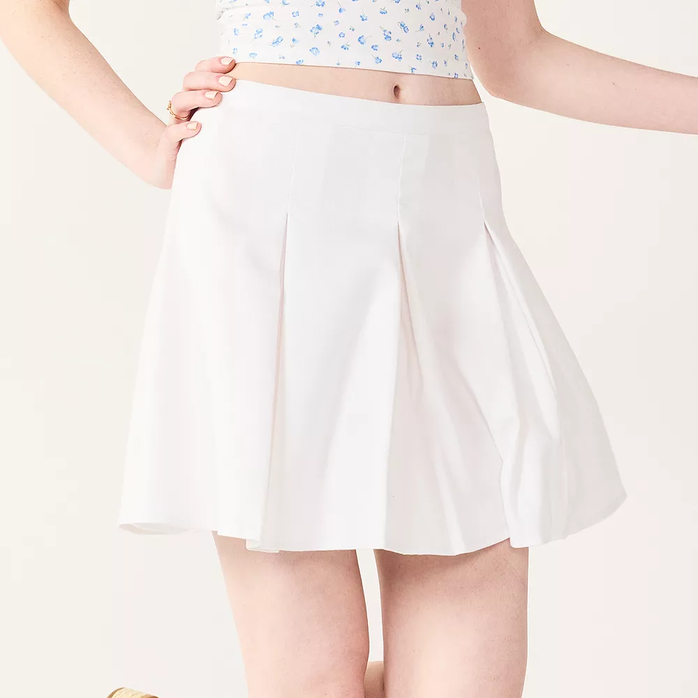 Juniors' SO® Pleated High-Rise Mini Skirt 4 Juniors' SO® Pleated High-Rise Mini Skirt - Image 2