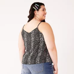 Juniors' Plus Size SO® Lace Trim Layering Tank Top -Cheap SO Store 5858855 ALT