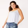 Juniors' Plus Size SO® Lace Trim Layering Tank Top 1 Juniors' Plus Size SO® Lace Trim Layering Tank Top -Cheap SO Store 5858855 Blue White Stripe