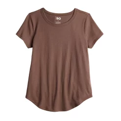 Juniors' SO® Short Sleeve Crewneck Tee -Cheap SO Store 5947019 ALT5