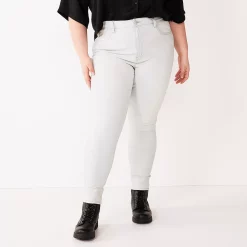 Juniors' Plus Size SO® Super High Rise Jeggings