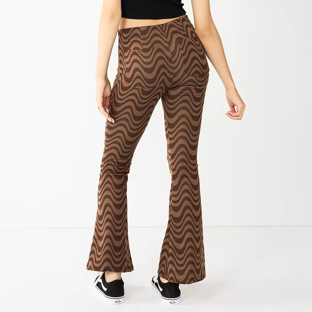 Juniors' SO® High-Rise Pull on Flare Pants 7 Juniors' SO® High-Rise Pull on Flare Pants - Image 5