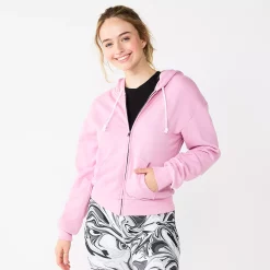 Juniors' SO® Favorite Long Sleeve Zip-Up Hoodie 12 Juniors' SO® Favorite Long Sleeve Zip-Up Hoodie -Cheap SO Store 6171409 Stella Purple